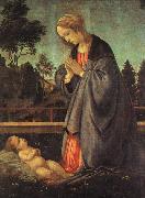 Filippino Lippi The Adoration of the Child Norge oil painting reproduction